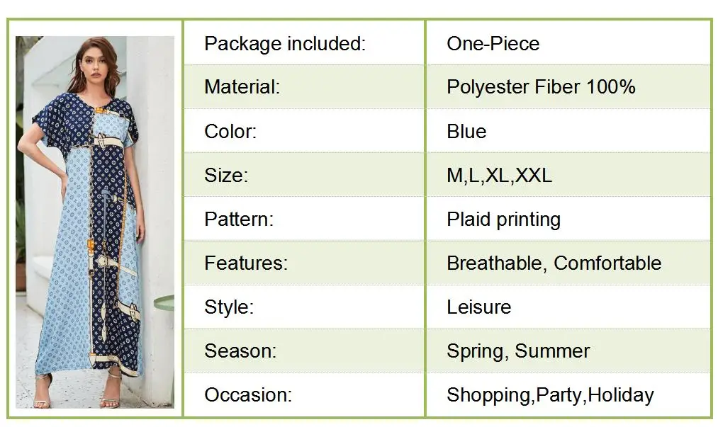 

Muslim Women's Eid Dubai Turkey Female Robe Islamic Clothing Arab Long Dress Fashion Elegant Summer Gown Short Sleeve Wholesale