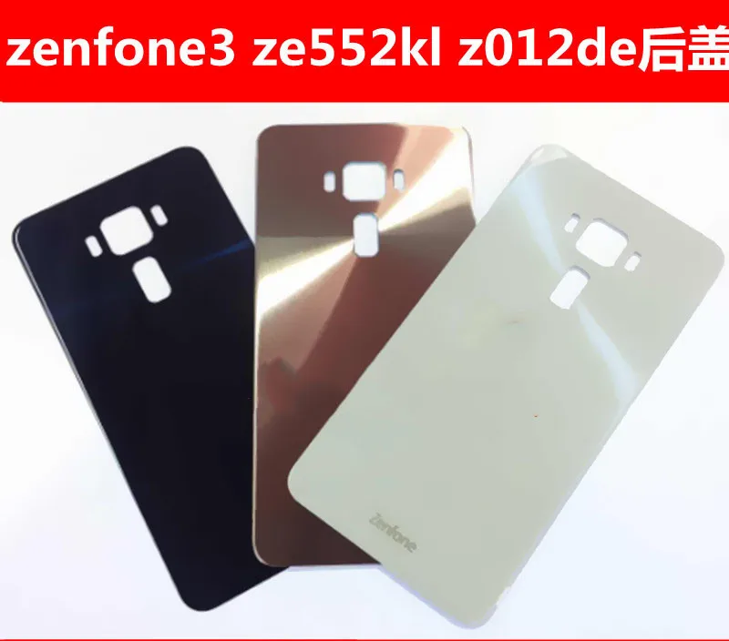 

2pcs 5.5" For Asus Zenfone 3 ZE552KL Back Battery Cover Door Rear Glass Housing Case For Asus ZenFone 3 ZE552KL Battery Cover