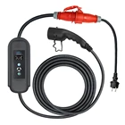 EV зарядное устройство тип 2 16A CEE Plug 11kw EV зарядный кабель для Electr Автомобильная зарядная станция honda автомобильное зарядное устройство Бесплатная доставка