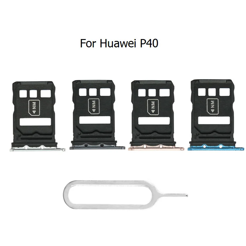 

Sim Tray Holder For Huawei P40 ANA-LNX9 ANA-LX4 ANA-NX9 SIM Card Tray Slot Holder Adapter Socket Repair Parts