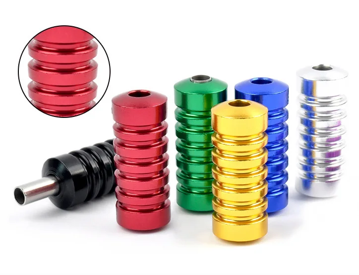 

7 Colors 22mm Aluminum Alloy Tattoo Grips Permanent Makeup Tattoo Tube Bar Tool Tattoo Handle Machine Kit Gun Tattoo Accessories