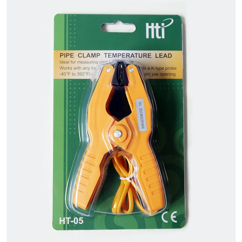 Фототрубный зажим термометр измерение температуры свинцовый К-тип термопара-40 ~