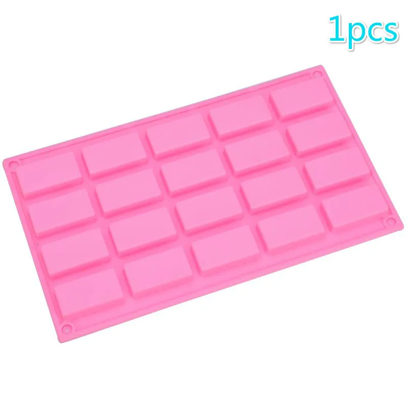 

8-Cavity Cake Mold Chocolate Rectangle Silicone Baking Mould Cube Ice Soap Mould