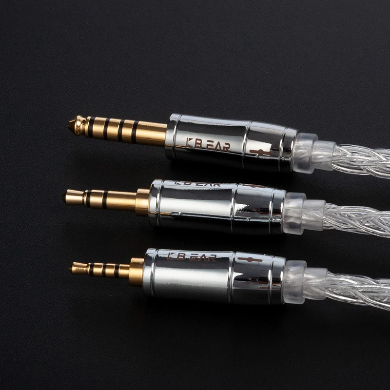 Кабель для наушников KBEAR Limpid Pro 8 ядер чистое серебро Hi-Fi KS1 KS2 Lark KZ IEMS | Электроника