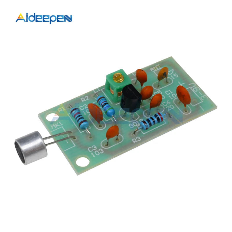 Модуль FM-передатчика постоянного тока 3-5 В мини-беспроводной микрофон печатная