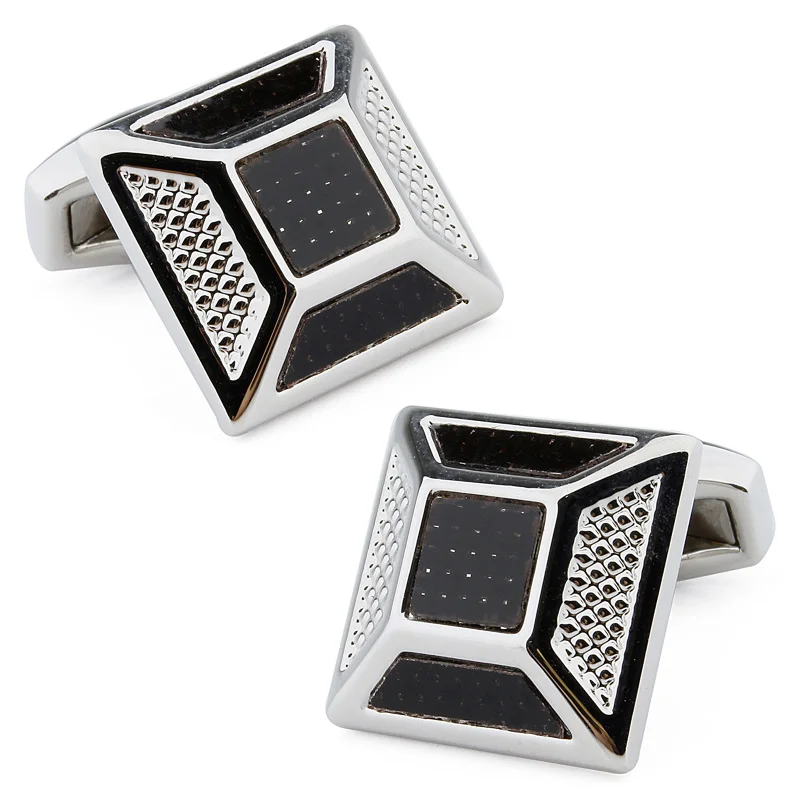 Модные ювелирные изделия мужские запонки Металлические медные с эмалью из