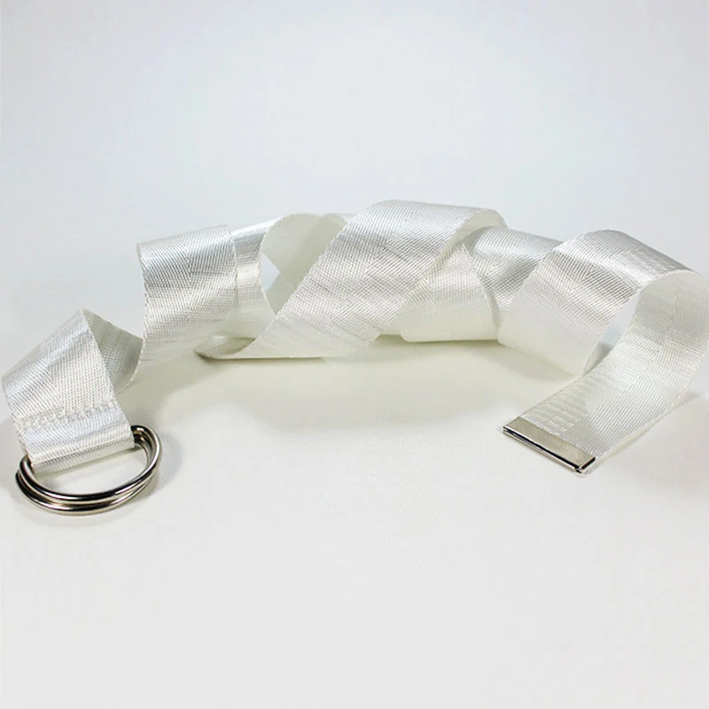 

Fashion Canvas Waist Belts Women For Jeans Double Ring Buckle Ladies Belt For Dresses Solid Color Women Wide Waistband Ladies