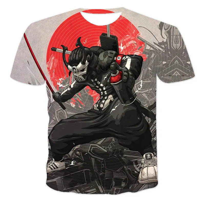 

The Latest 3D Printing Knight Samurai Ranger Unisex Short Sleeve Personalized Round Neck Pullover XXS-6XL Plus Size T-Shirt