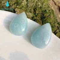 100 real natural aquamarine necklace pendant jewelry good luck best gift water drop