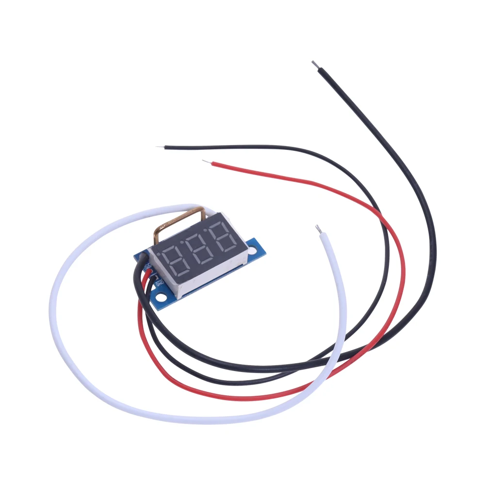 THGS Digital LED Ammeter AMP Panel Power Indicator DC0-10A Red | Инструменты