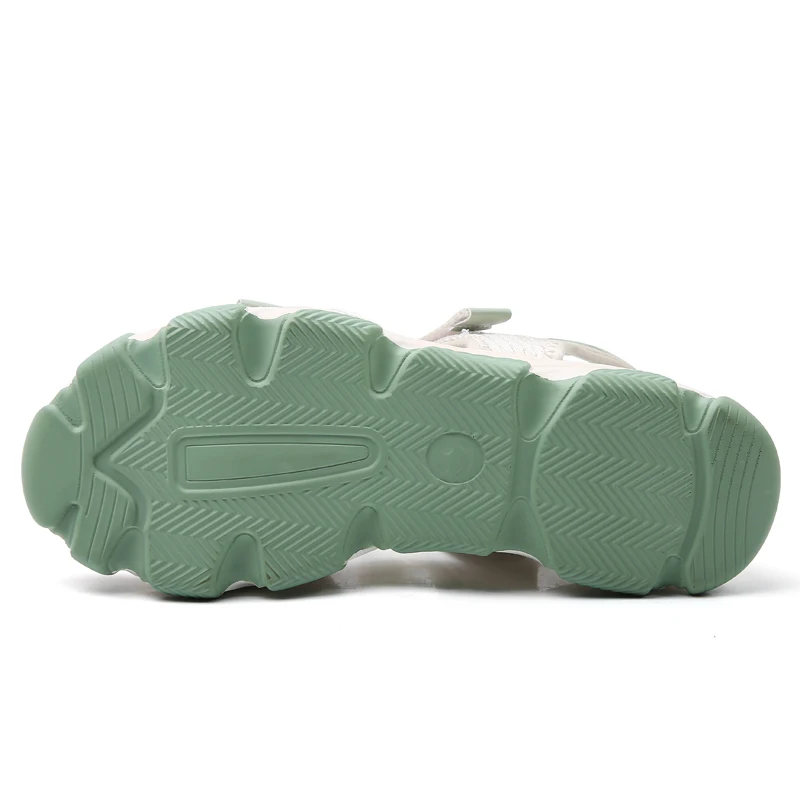 

2021 Platform Sandals Black Women New Summer Adjustable Hook Loop Chunky Sandals Female Wedges Shoes Sandalia Feminina