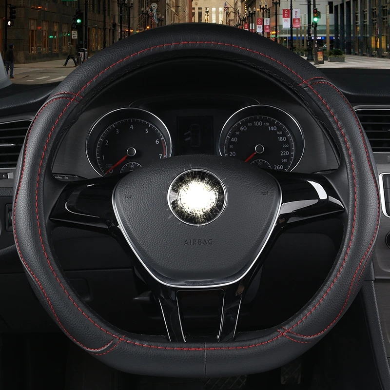 Чехол рулевого колеса автомобиля D Форма кожа для игры в гольф девочек 4 5 6 7 Polo Passat