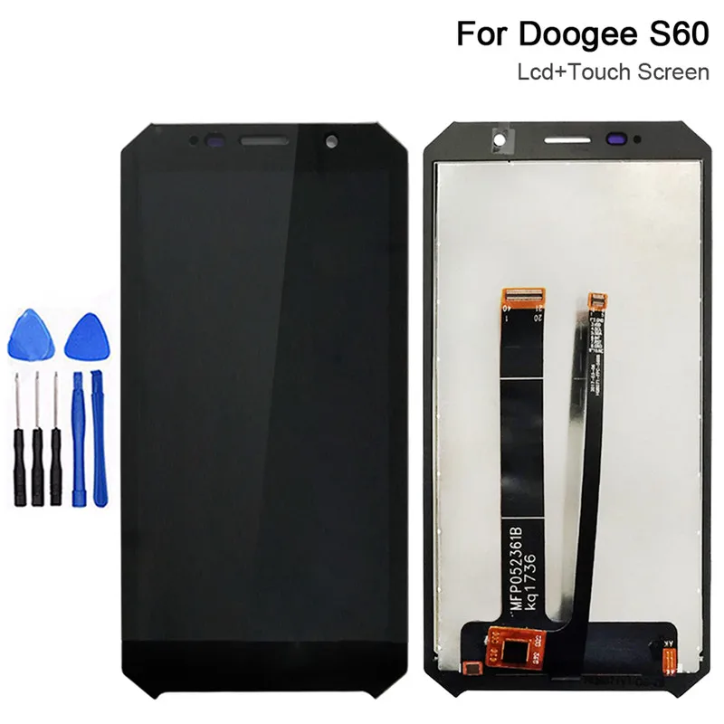 Для DOOGEE S60 LCD дисплей кодирующий преобразователь сенсорного экрана в сборе