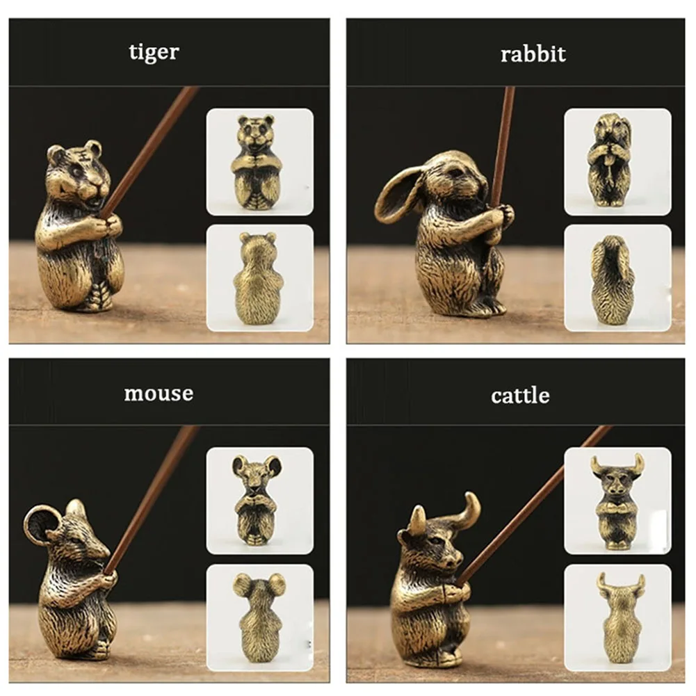 1 шт. Китайский Зодиак животное подставка для ароматических палочек медитация