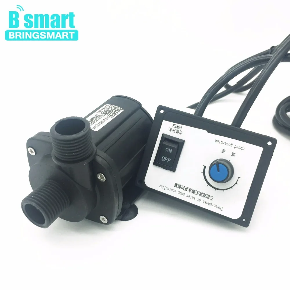 

JT-1000B3 High Flow Rate 3000L/H 7M High Lift 12V DC Brushless Booster Pump Water Pump 24V Submersible Pump + Speed Controller