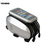 vsheng bike tube bags 44 7 smartphone bike case touch screen front frame bicycle bag top waterproof high quality