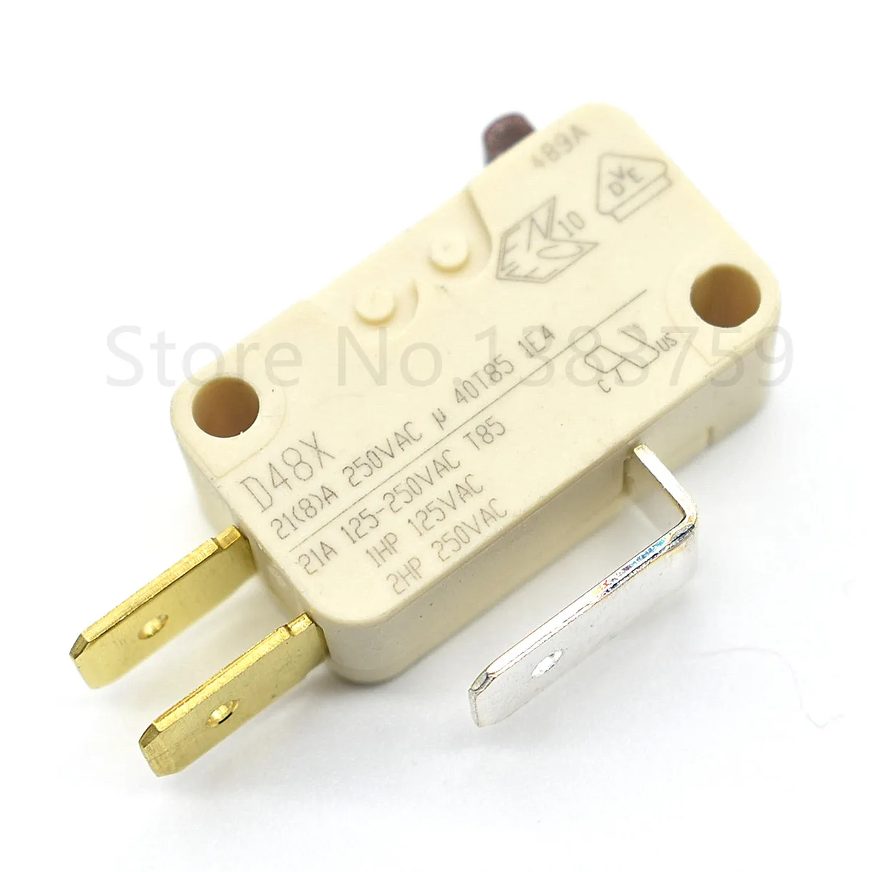 Фото Большой микропереключатель D48X высокая сила тока 21A 250V концевой сенсорный