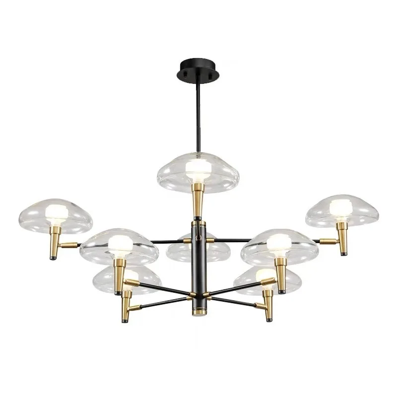 

Post-Modern Jellyfish Chandelier Lighting Scandinavian Design Glass Iron Art Lighti Fixtures Dining/Living Room Decor Bedroom