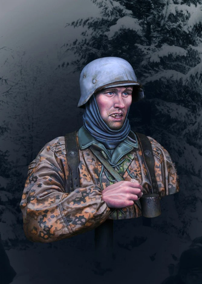 1/10 Набор для моделирования из смолы бюст-солдат | Игрушки и хобби