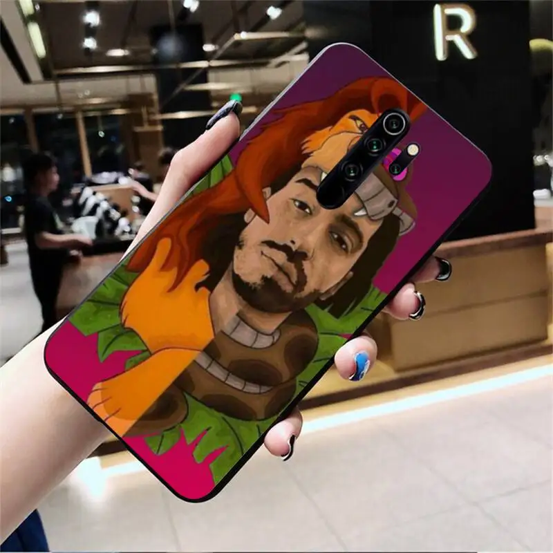 

HPCHCJHM PNL Rapper Coque Shell Phone Case for Redmi Note 9 8 8T 8A 7 6 6A Go Pro Max Redmi 9 K20