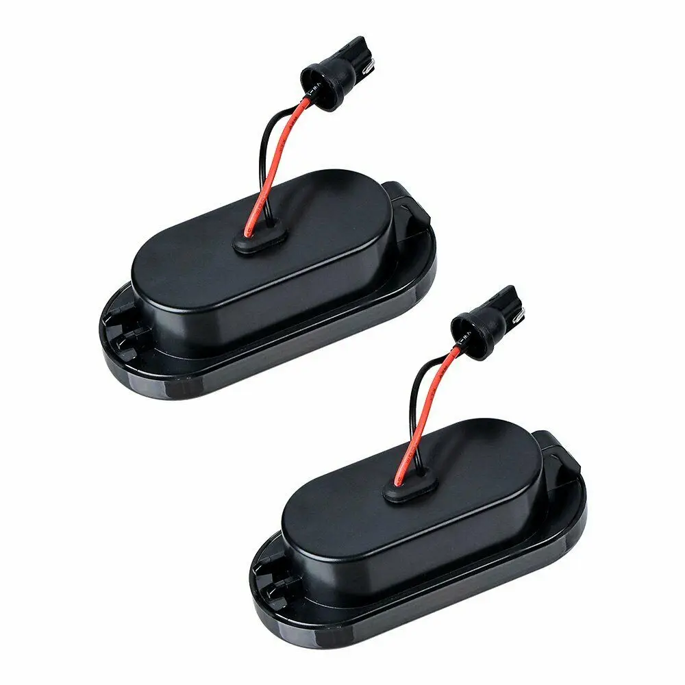 

Smoked Side Fender Marker LED Turn Signal Light 12-30V Dynamic Durable