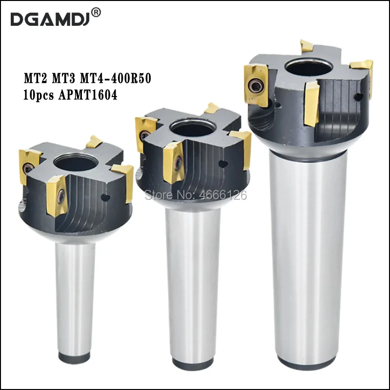 

Торцевые фрезы DGAMDJ MT2 MT3 MT4-BAP400R+10 pcs APMT1604