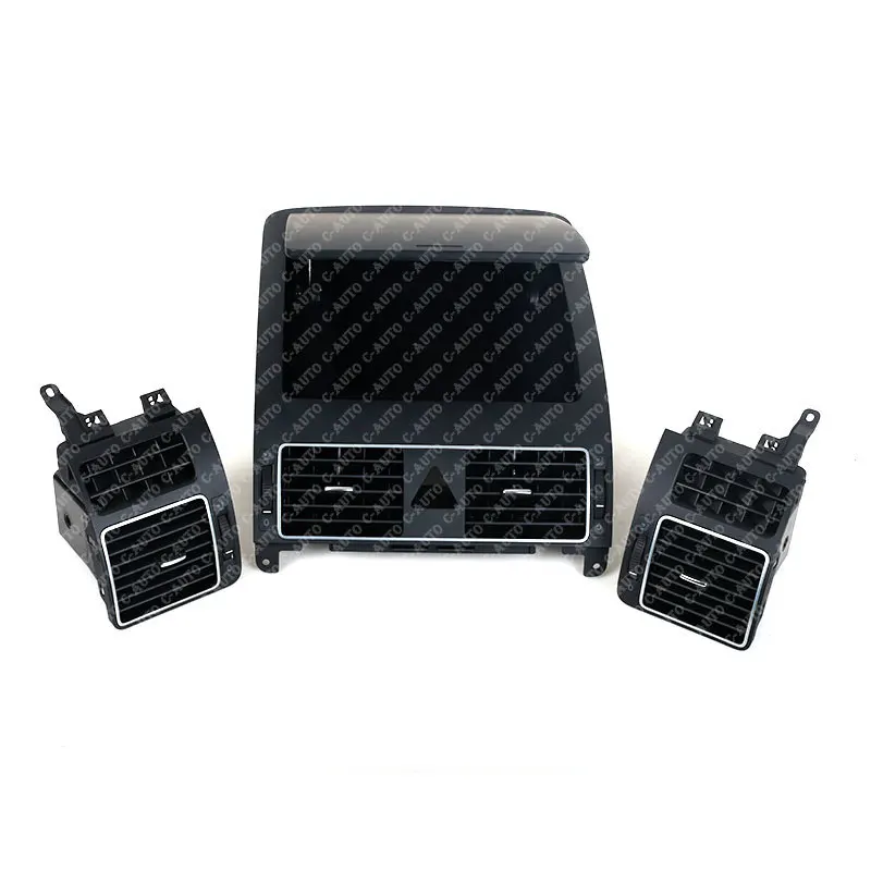 Автомобильный передний задний левый правый центр хромированная консоль AC выход