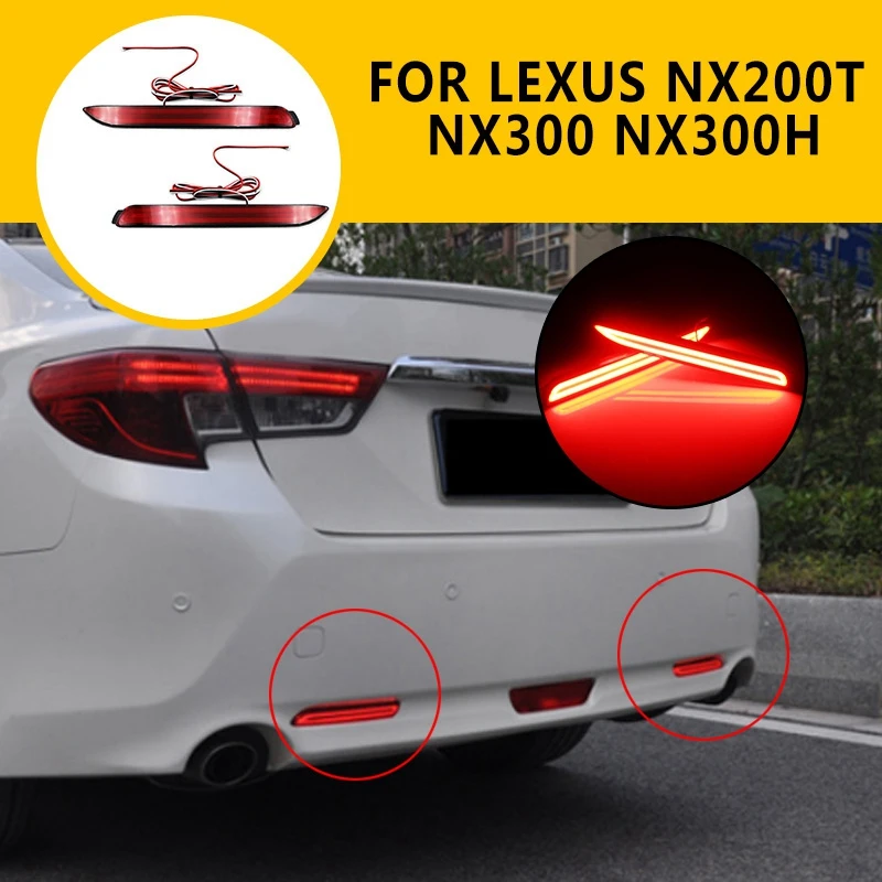 Светодиодный автомобильный фонарь отражатель заднего бампера задний стоп