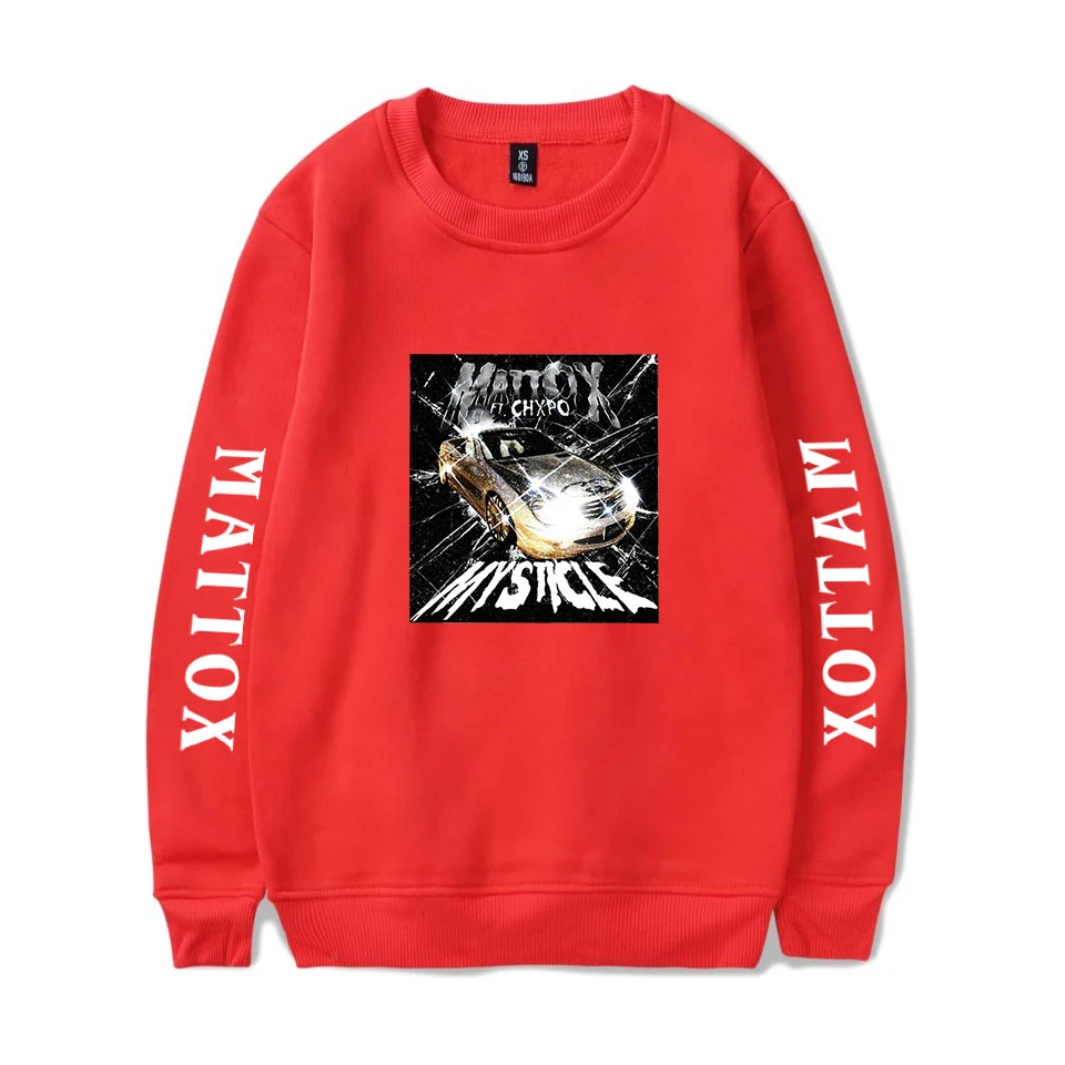 

Simple Style O-Neck MATTOX gray Hooded Men/Women Hatless Sweatshirt Popular Autumn Hoodies Hatless Sweatshirt Casual Men's tops