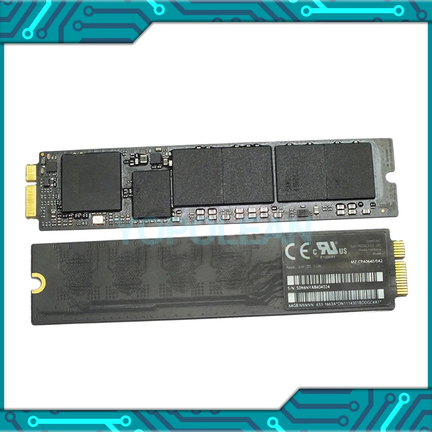 Оригинальный SSD для Apple Macbook Air A1369 A1370 Твердотельный накопитель 64 ГБ 2010 2011|ssd ssd|ssd for