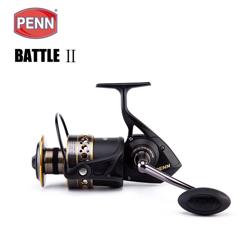 

Original PENN Battle II BTL 2500-8000 Spinning Fishing Reel 6BB Big Sea Saltwater Boat Fishing Gear HT-100 drag Fishing reel