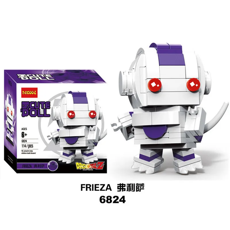 Драконий жемчуг Brickheadz мультфильм Saiyan Вегета ГОКу Модель Кирпичи головки фигурки