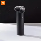 Новейшая электрическая бритва Xiaomi Mijia S300 портативная Гибкая бритва с 3 насадками для сухого влажного бритья моющаяся борода Интеллектуальный Низкий уровень шума