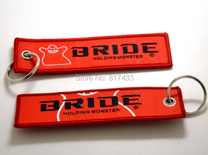 Брелок JDM в виде ложки гоночного автомобиля тканевый брелок бирка для