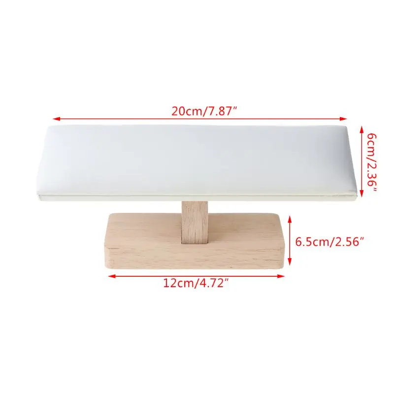 

Wood T-Bar Watch Chain Bracelet Stand Bangle Necklace Storage Shelf Jewelry Display Rack Organizer Holder Showcase Tool
