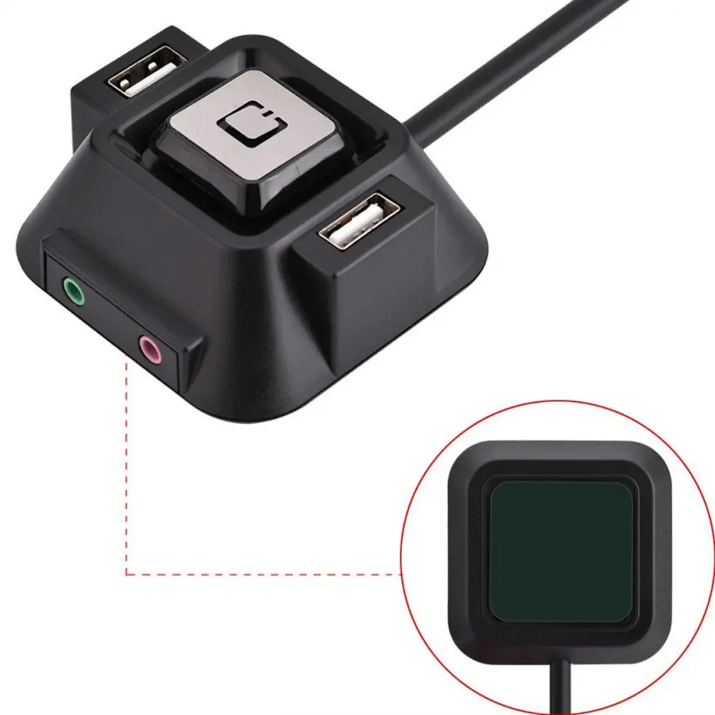 Чехол для блока питания настольного компьютера с двумя USB-портами и