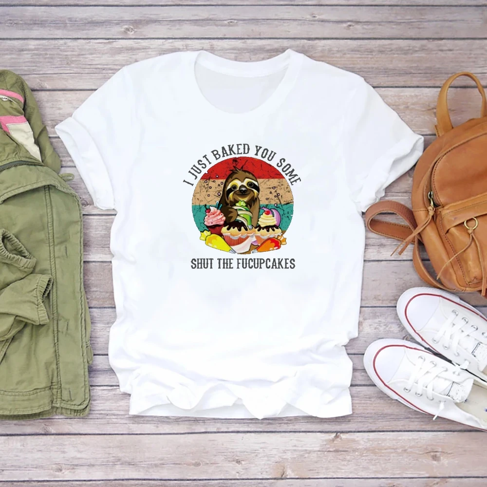 

Baked Some Fucupcakes Funny Baker You Some Shut The Fucupcake Woman T-shirt Top Female Soft Girl Aesthetic Tumblr Clothes