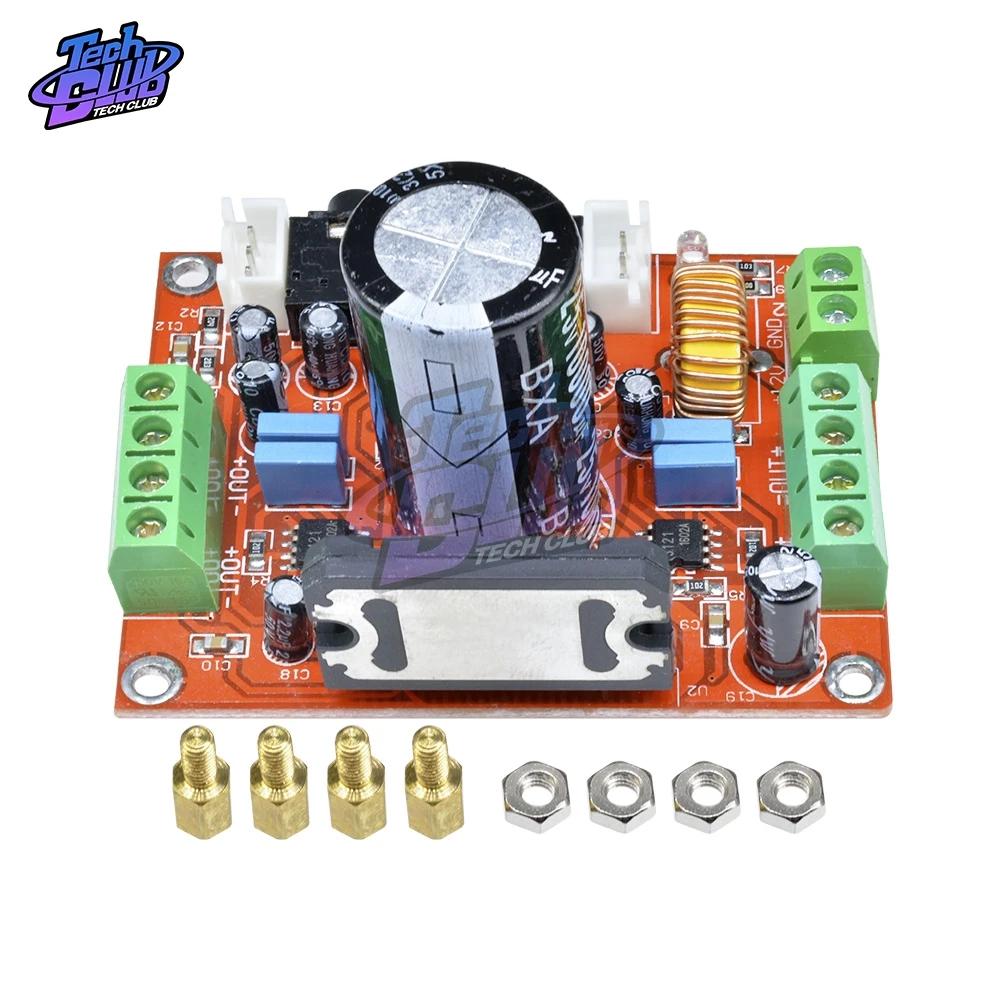 XH M150 TDA7850 DC 12V автомобильный модуль усилителя мощности звука с BA3121 шумоподавления