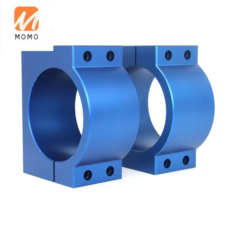 

Custom made anodized aluminum CNC machining milling parts Spindle Mount