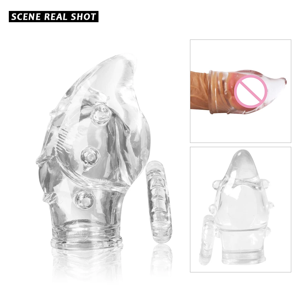 Накладка на пенис EXVOID Glans презерватив для задержки эякуляции кольцо пениса