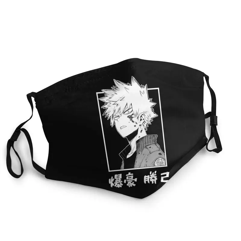 

Katsuki Bakugo Kacchan Face Mask Unisex Adult Anti Dust My Hero Academia Anime Mask Protection Respirator Washable Mouth Muffle
