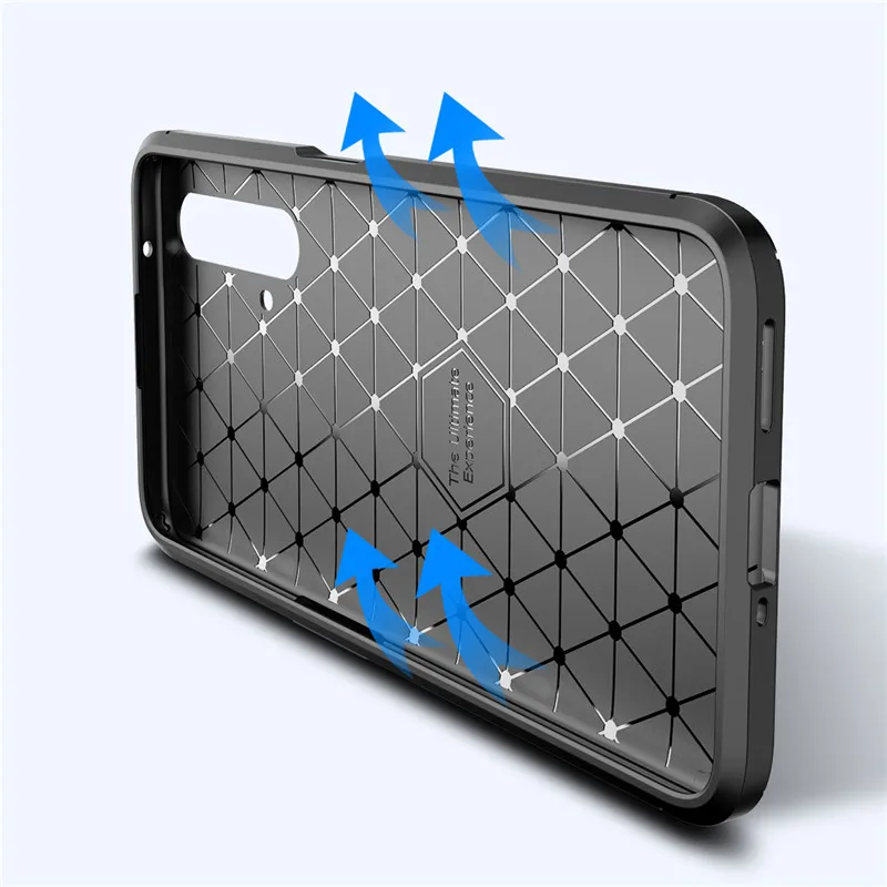 Чехол для OPPO Realme X3 SuperZoom X50 X50M мягкий корпус из углеродного волокна защитный