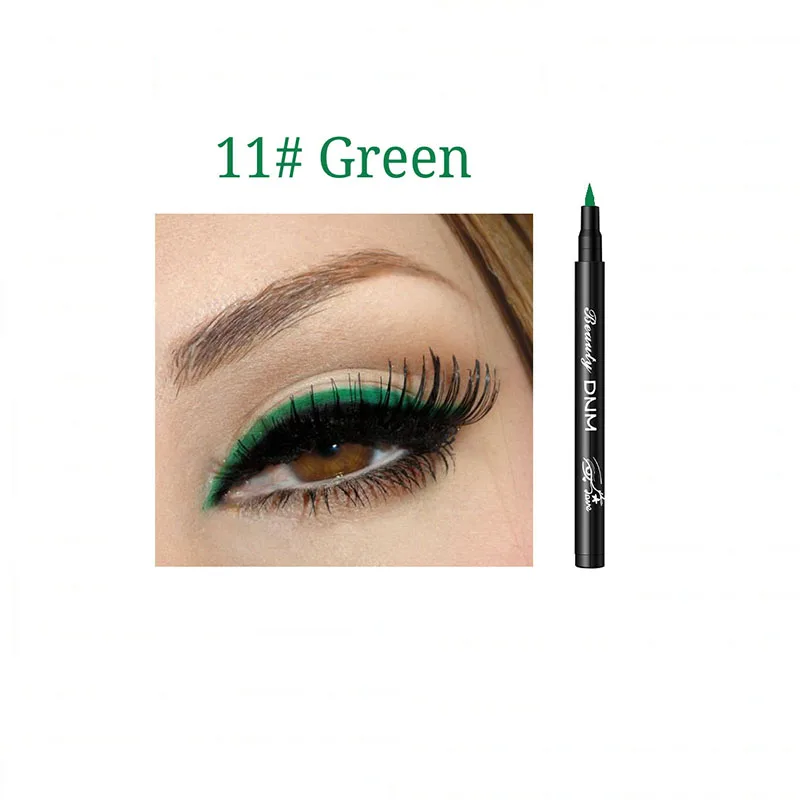 Специализированный макияж водостойкая неоновая цветная жидкая подводка для