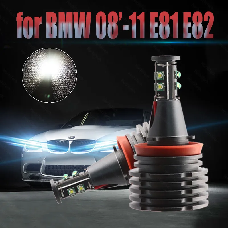 

Ультра яркие красные/зеленые/без ошибок 3-летняя гарантия Светодиодный Маркер H8 / H11 для BMW 2008-2011 1 серии E81 E82 купе светодиодный Ангельские гла...