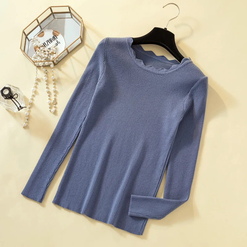 Knitted Sweater Women Cashmere Autumn Winter Casual Solid O-neck Women's Top 2019 Fashion Pullovers Coat Female Blouse Shirt Ton | Женская