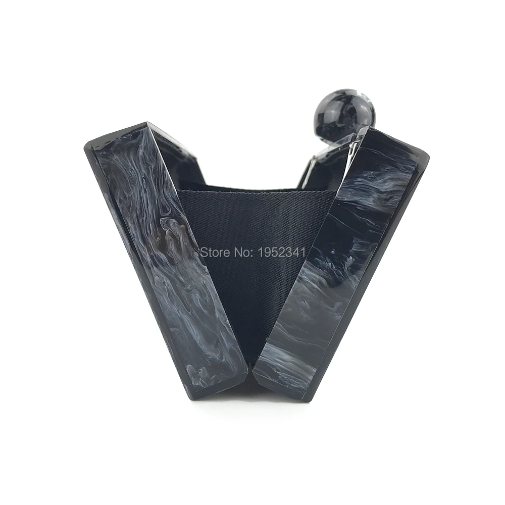 OC4122 Wholesale New Products 2020 Clutch Bag Black Marble Women Acrylic Bags | Багаж и сумки