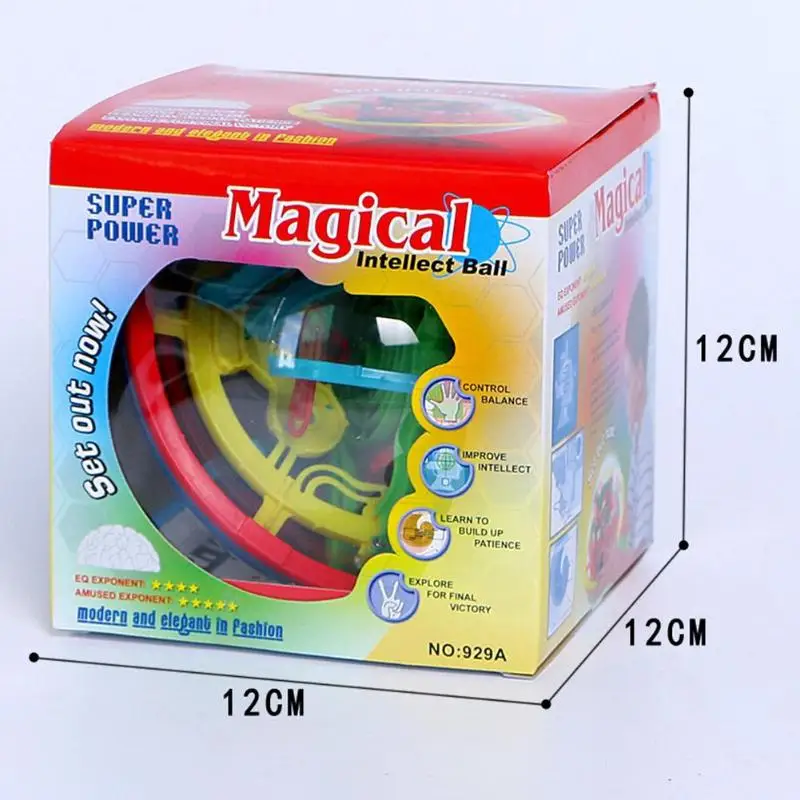 100 шаг 3D Интеллект Головоломка мяч MazeToys для детей лабиринт волшебный Perplexus