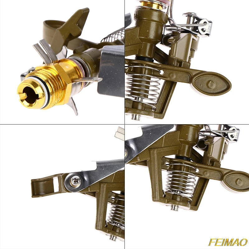 

1Pcs Metal Pulsating Sprinkler 360 Degree Rocker Rotating Lawn Sprinklers For Garden Irrigation System