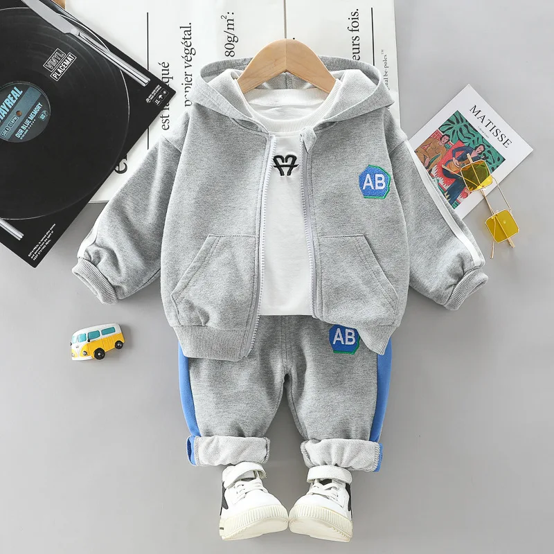 

3 шт., детский спортивный костюм из футболки и брюк