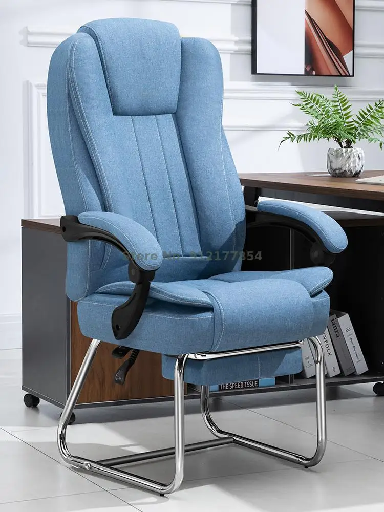 ТКАНЕВОЕ компьютерное кресло для дома удобное офиса с откидывающейся спинкой